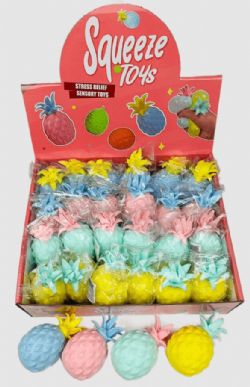 ROBIII - BALLE ANTI-STRESS ANANAS ASST